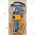 INGCO 9pcs Ball Point Hex Key Set, S2 Material, 1.5-10mm Sizes (HHK12091)