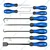 Scheppach 9 Piece Oil Seal Puller Hook Set , Universal Semi Professional Automotive Tool (Sch-909U1B)