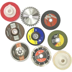 Premium Quality 9 Pcs 100mm (4") Wheel Combo for 100mm (4") Angle Grinder For Cutting, Polishing & Grinding