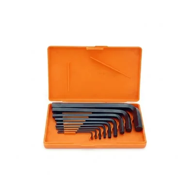 Kapson 9-Piece Metric Hex Allen Key Set for Precision Mechanical Repair Black Oxide Finish with Storage Case KAK-333