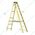 Vishwakarma FRP Fibreglass 9 Steps (3.28 m) Single Sided Self Supporting Ladder Including Tool Storage Platform at The Top