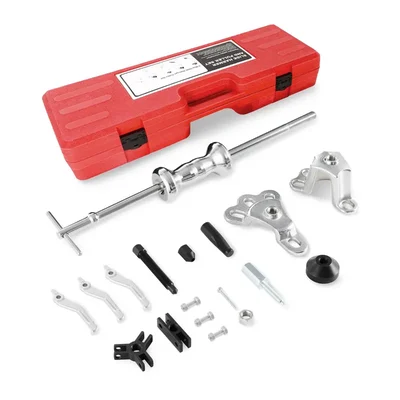 Premium Quality 9 Way Slide Hammer Puller Set, Front Wheel Hub Bearing Remover & Rear Wheel Axle Shaft Puller Tool Kit