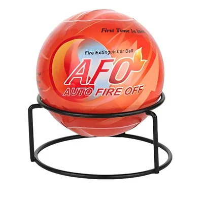 AFO (Auto Fire Off) 5 Kg Capacity Plastic Fire Extinguisher Ball (Standard, Orange)-Approved by Govt of India