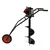Neptune AG-62T, 63-cc Single Wheel Trolley Type Earth Auger / Post hole digger with 12 inch Auger Bit