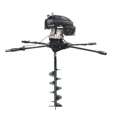 AIVA ITALY AV 1730, Tow Man Operated 4 Stroke 173 CC Earth Auger | Post Hole Digger Machine With 8 Inch Bit