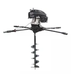 AIVA ITALY AV 1730, Tow Man Operated 4 Stroke 173 CC Earth Auger | Post Hole Digger Machine With 8 Inch Bit