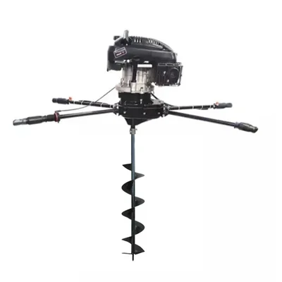 AIVA ITALY AV 1730, Tow Man Operated 4 Stroke 173 CC Earth Auger | Post Hole Digger Machine With 6 Inch Bit