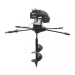 AIVA ITALY AV 1730, Tow Man Operated 4 Stroke 173 CC Earth Auger | Post Hole Digger Machine With 12 Inch Bit 