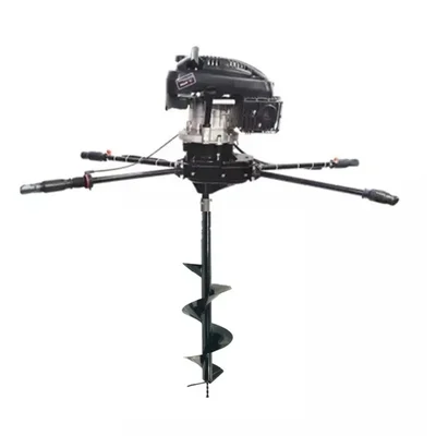 AIVA ITALY AV 1730, Tow Man Operated 4 Stroke 173 CC Earth Auger | Post Hole Digger Machine With 10 Inch Bit