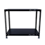ALIJA  30 x 35 x 18 Inches 2 Shelves Multipurpose Storage Rack(20 Gauge Shelves & 14 Gauge Angle)