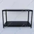 ALIJA 30 x 47 x 24 Inches 2 Shelves 20 Gauge Multipurpose Storage Rack(Color-Black)