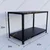 ALIJA 30 x 47 x 24 Inches 2 Shelves 20 Gauge Multipurpose Storage Rack(Color-Black)