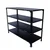 ALIJA 36 x 47 x 18 Inches 4 Shelves Multipurpose Storage Rack(Color-Black,Gauge-22 gauge shelves, 16 gauge angle)