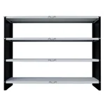 ALIJA Solid Metal Bookcase/Library/Book Shelf/Rack | 36 x47 x 12 Inch 