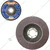 Wadfow 50 Pcs 100 x 16mm (4") P60 Abrasive Flap Disc Ideal For Metal Grinding, Rust Removing & Surface Preparation (WYL4302)