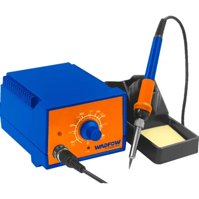 Wadfow 60 Watt Adjustable Soldering Station With Temperature Control & Base Station Suitable For Precise Electronics Work (WEL7506)