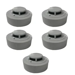 Premium Quality Fire Smoke Detector Alarm System (Wired)(Pack-5 Pcs.)