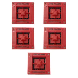 High-Quality ABS Plastic Fire Alarm Hooter for Effective Fire Safety(Pack-5 Pcs.)