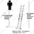 Youngman Aluminum Wall Support Extension Ladder (10X2 Steps)