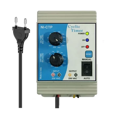 Nutronics Analog Cyclic for Fogger, Hydroponics Programmable Electronic Timer Pluged-In