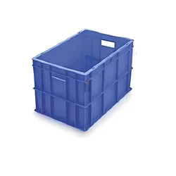 Aristo pack of 3, 32L, 500x325x250mm Closed with Handle Plastic Crate, 53250 CH