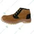 ArmaDuro TAN/BLACK ADR1002 Men's Suede Leather Safety Shoes with Steel Toe Protection(Size-6)