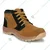 ArmaDuro TAN/BLACK ADR1002 Men's Suede Leather Safety Shoes with Steel Toe Protection(Size-6)