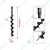 Zeyang 3 Iinch Auger Bit (Single Spiral) For 2 Stroke & 4 Stroke For Earth Auger/ Post Hole Digger Machine, EA-031