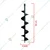 Heavy Duty 63-cc with 6 inch and 8 inch Auger Bit For Earth Auger/ Post Hole Digger Machine