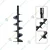 Heavy Duty 63-cc with 6 inch and 8 inch Auger Bit For Earth Auger/ Post Hole Digger Machine