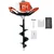 Heavy Duty 63 cc 2 Stroke Earth Auger / Post Hole Digger / Earth Drill Machine With 10 Inch Bit