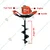 Heavy Duty 63 cc 2 Stroke Earth Auger / Post Hole Digger / Earth Drill Machine With 10 Inch Bit