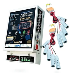 Vahra Technology Fully Automatic Dual Tank Water Level Controller for Monoblock Pumps With 10 Carbon Sensors (CRAB-2Kit)