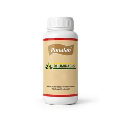 Bhumiras 22, 5 Ltr Plant Growth Promoter 12% Active Peat Derived Natural Humic Acid Liquid for Root & Soil Conditioning