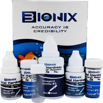  BIONIX Total Hardness Test Kit ,Measures Calcium and Magnesium Hardness ,100 Test