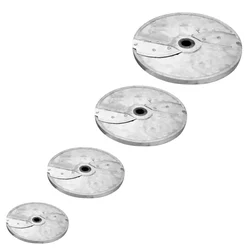 4pcs Slicer Blade Set for Heavy Duty Stainless Steel Vegetables Cutting Machine 150-200 Kg/Hr Capacity with 1HP Motor