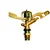 SUJAY S3-Brass Impact Garden Sprinkler with 3/4 " inlet for Agricultural and Irrigation purposes