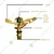 SUJAY S3-Brass Impact Garden Sprinkler with 3/4 " inlet for Agricultural and Irrigation purposes