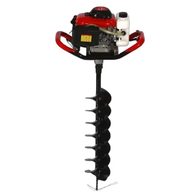 BSC EA-680, 68cc 2-Stroke Petrol Engine Earth Auger Machine with 12 Inch Heavy-Duty Drill Bit