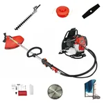Heavy Duty 2 Stroke 52cc Backpack Brush Cutter With Hedge Trimmer Attachment | Pole Hedge Trimmer Machine  