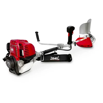 Balwaan BX-35 Pro, 4 Stroke 35cc Sidepack Petrol Engine Brush Cutter for Grass & Crop Cutting