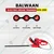 Balwaan HTE-230, 700W Electric Hedge Trimmer With 60 cm Blade for Garden Hedge & Shrub Trimming