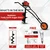 Balwaan 63CC 2-Stroke Petrol Engine Trolly Type Earth Auger with Double Gear box System, BE-63T