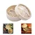 Round Shape Bamboo Wooden Base Dimsum Basket With Lid(Size-13 cm)