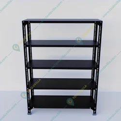 Alija 48 x 35 x 12 Inch 5 Shelves Multipurpose Storage Rack (22 Gauge Shelves & 16 Gauge Angle)