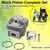 Block Cylinder Piston Complete Set for 2 Stroke 26 CC (TU26) Engine Water Pump