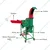 Heavy Duty Blower Type Chaff Cutter/Grass Cutter Machine 1000-1200 kg per hr without Motor