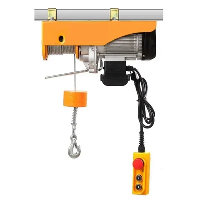 Heavy Duty PA 1000 Kg Mini Electric Hoist With 2.0 HP 100% Copper Winding Motor, 8 mm Diameter & 20 Meter Wire Rope