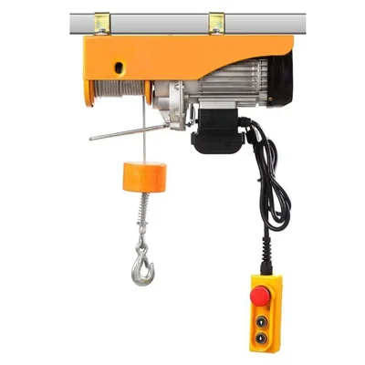 Heavy Duty PA 600 kg Mini Electric Hoist With 1.6 HP 100% Copper Winding Motor, 6 mm Diameter & 20 Meter Wire Rope