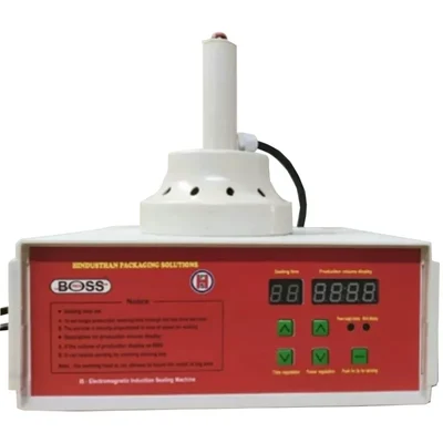 Boss Pack 20-80mm Induction Sealer For Fully Airtight Sealing Plastic & Glass Bottle Caps